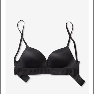 PINK- Where Everywhere Wireless Push-up Bra